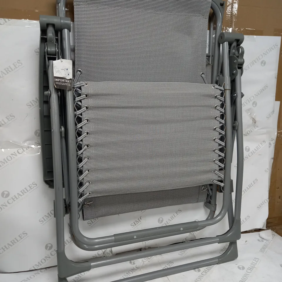 VALENCIA LOUNGER LIGHT GREY - COLLECTION ONLY