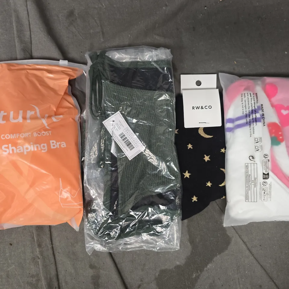 APPROXIMATELY 20 ASSORTED CLOTHING AND FASHION PRODUCTS IN VARIOUS STYLES AND SIZES - COLLECTION ONLY