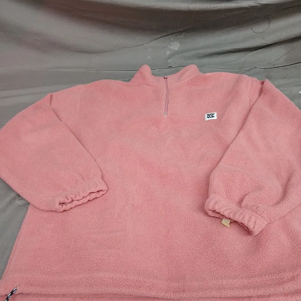 LUCY & YACK PINK FLEECE SIZE XS