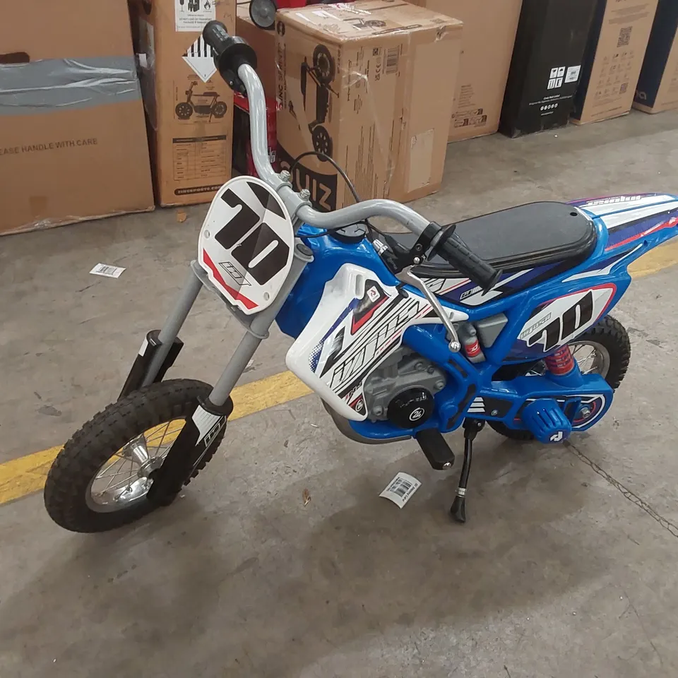BOXED INJUSA TOY ELECTRIC MOTOCROSS BIKE