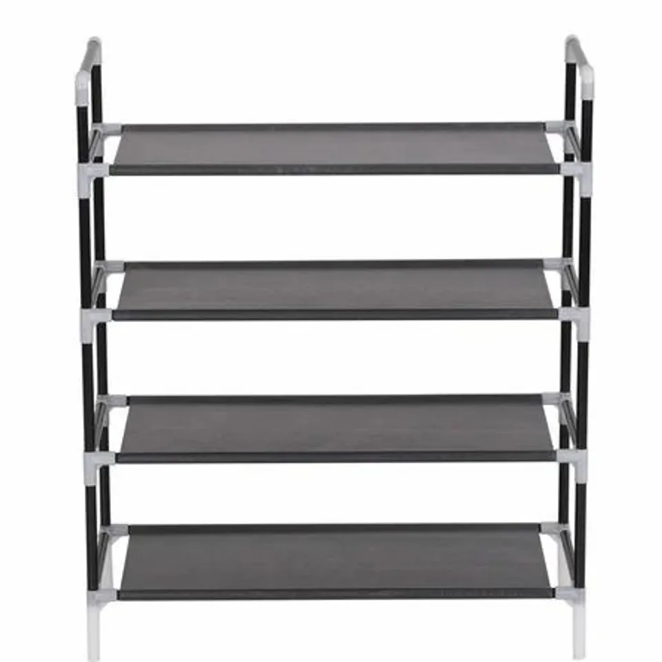 REBRILLIANT SHOE RACK WITH 4 SHELVES METAL