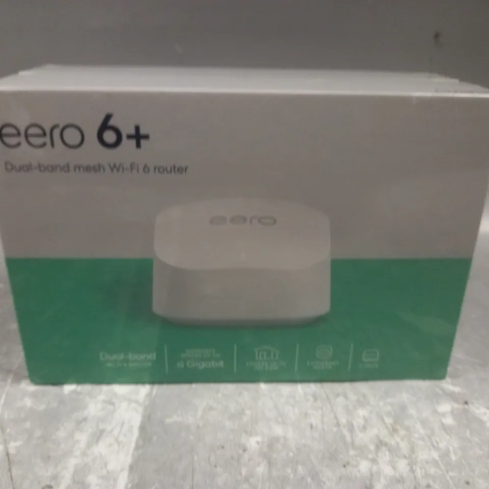 SEALED EERO 6+ DUAL BAND MESH WI-FI 6 ROUTER