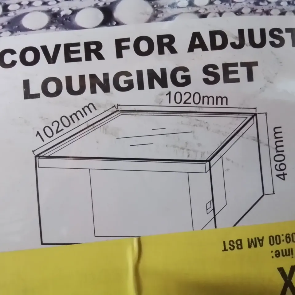 TABLE COVER FOR ADJUSTABLE LOUNGING SET 