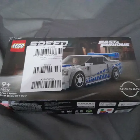 BOXED LEGO SPEED CHAMPION FAST AND FURIOUS - 2 FAST 2 FURIOUS NISSAN SKYLINE GT-R - 76917