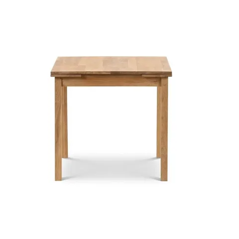 BOXED CAMEL EXTENDABLE OAK SOLID WOOD DINING TABLE (1 BOX)