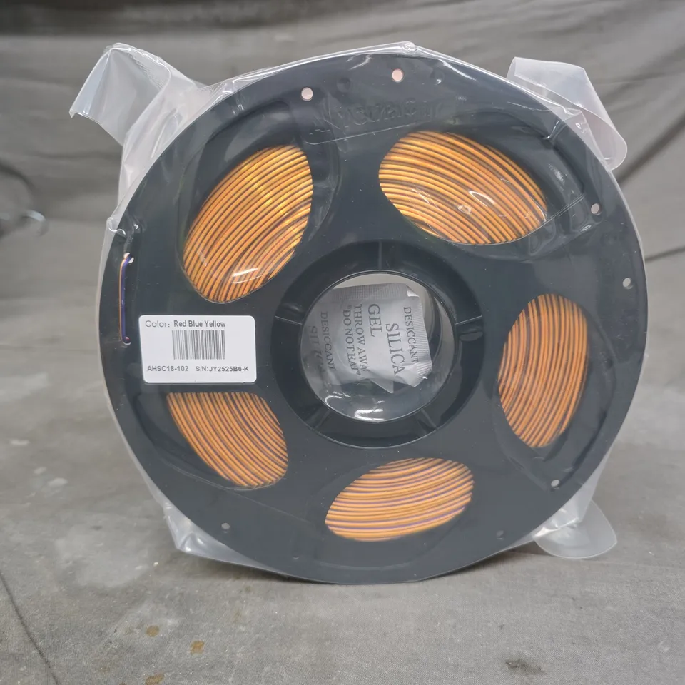 ANYCUBIC 3D PRINTER FILAMENT – 1KG SPOOL RED, BLUE AND YELLOW