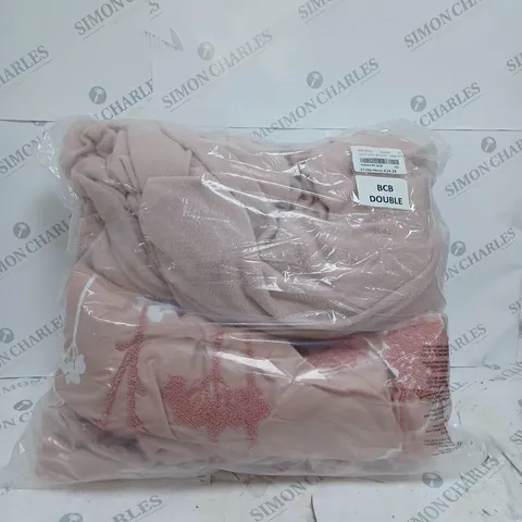 SUPERSOFT BY COZEE HOME LEAF TUFTED 4 PIECE DUVET SET