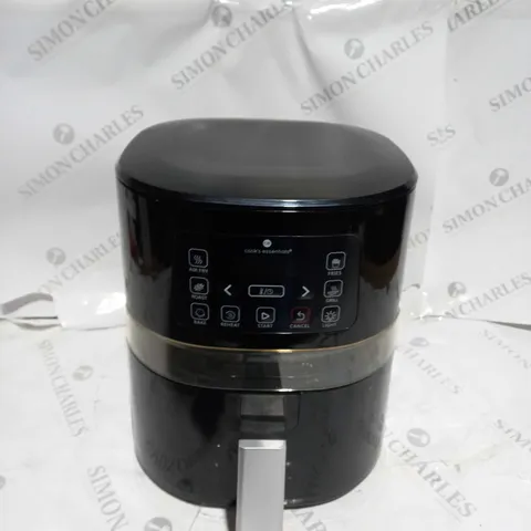 BOXED COOK'S ESSENTIALS 4L AIR FRYER - BLACK