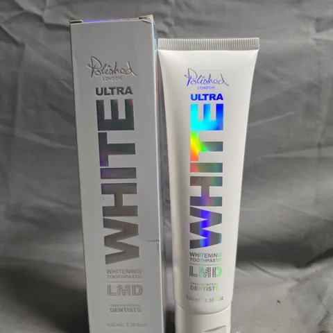 POLISHED LONDON ULTRA WHITE WHITENING TOOTHPASTE 100 ML – BOXED