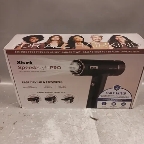 BOXED SHARK SPEED STYLE PRO HAIR DRYER 