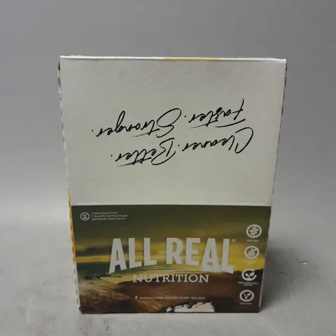 BOXED ALL REAL NUTRITION PROTEIN BARS MIXED PACK