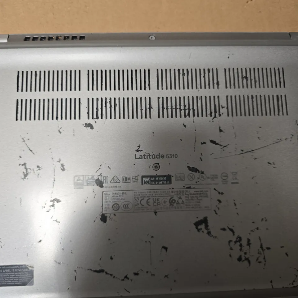 DELL LATITUDE 5310 LAPTOP – I5-10210U, 8GB RAM, 256GB SSD, 13.3IN DISPLAY (KEYCAP MISSING)