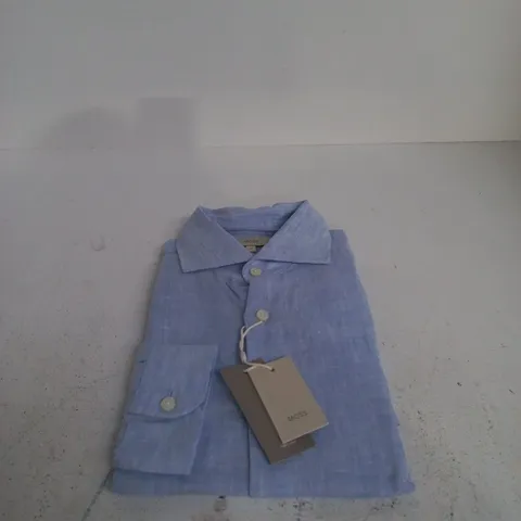 MOSS LINEN SHIRT - LIGHT BLUE, SIZE M