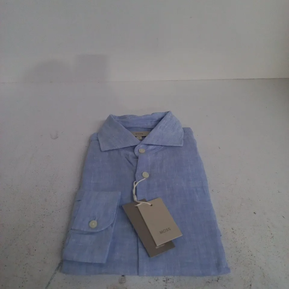 MOSS LINEN SHIRT - LIGHT BLUE, SIZE M