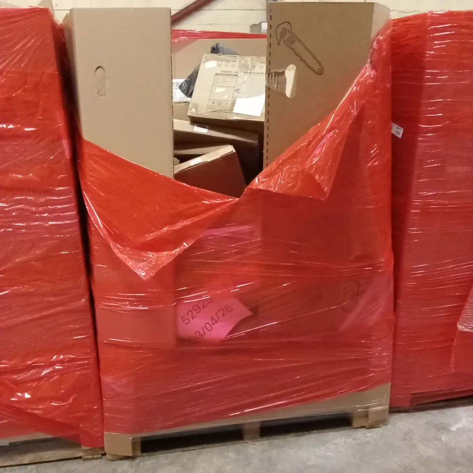 PALLET OF ASSORTED HOUSEHOLD GOODS AND PRODUCTS ETC