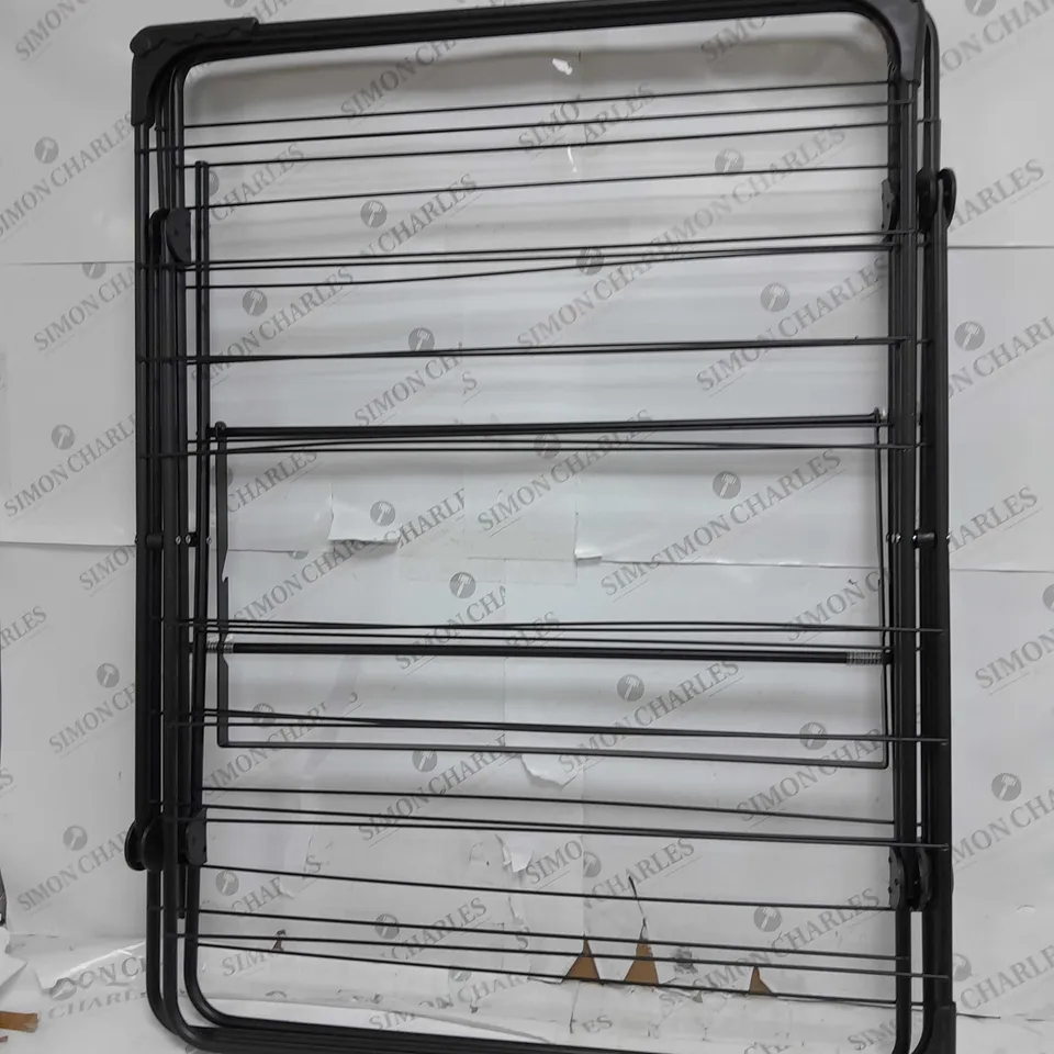 BLACK CLOTHES DRYING RACK