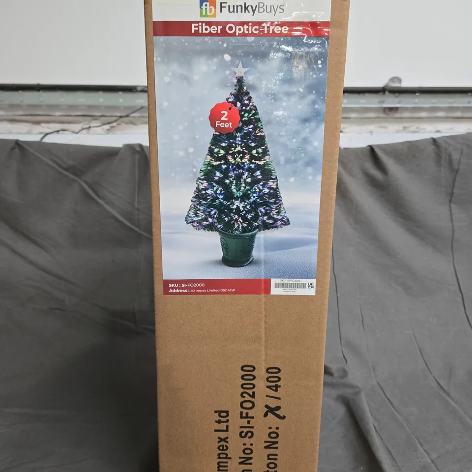 BOXED FUNKY BUYS 2FT FIBER OPTIC TREE