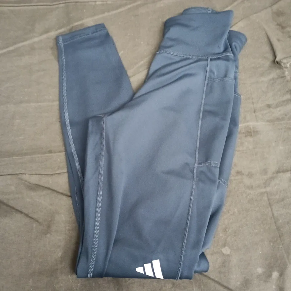 ADIDAS RUNNING AEROREADY LEGGINGS – NAVY, WOMEN'S UK XS