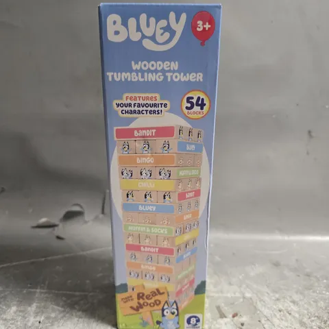 BLUEY WOODEN TUMBLING TOWER