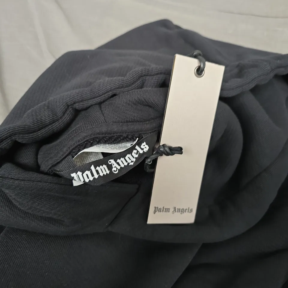 PALM ANGELS SUNSETS HOODIE – BLACK, SIZE SMALL