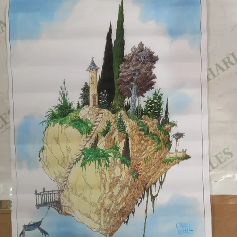 CHRIS RIDDELL SIGNED ART PRINT