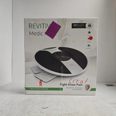 BOXED REVITIVE MEDIC KNEE CIRCULATION BOOSTER