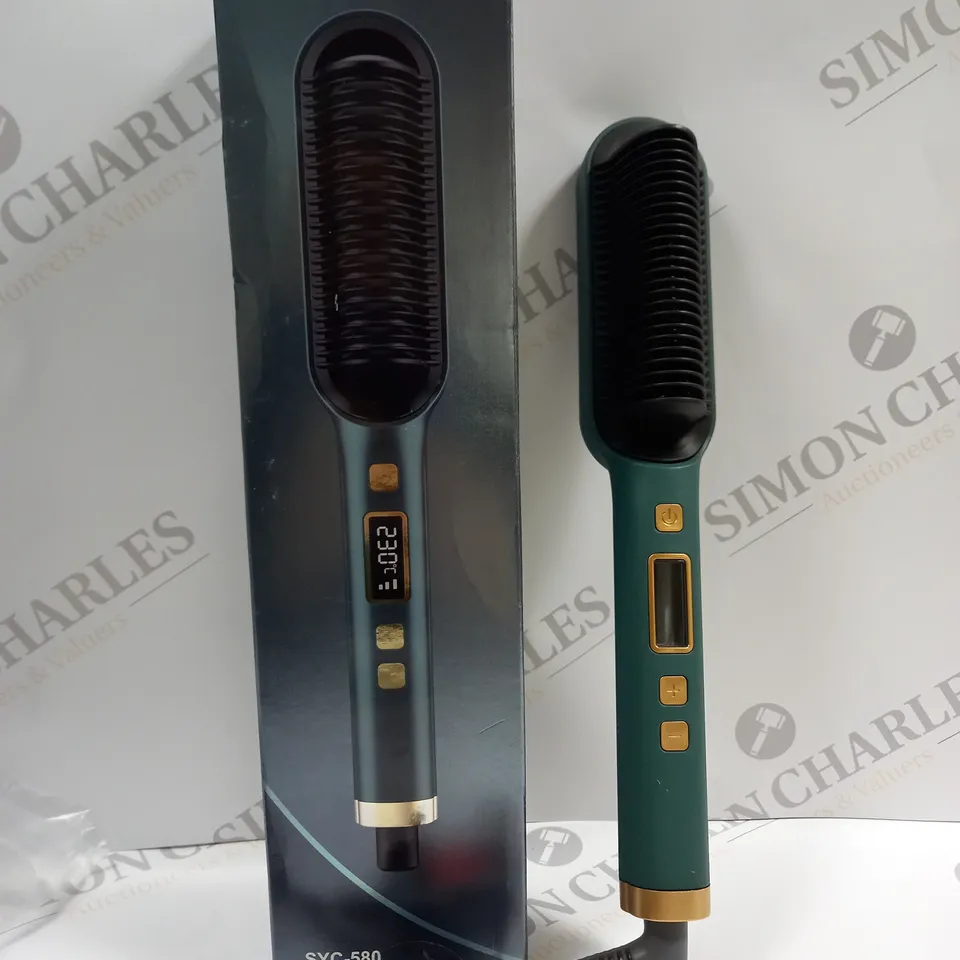 BOXED HAIR STRAIGHTENER BRUSH 