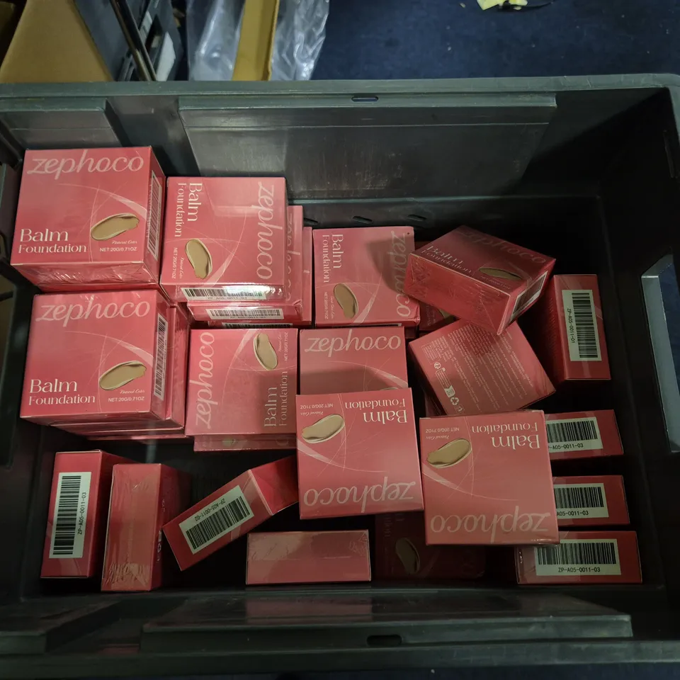 APPROXIMATELY 20 SEALED ZEHPOCO BALM FOUNDATIONS 20G - SHADES MAY VARY