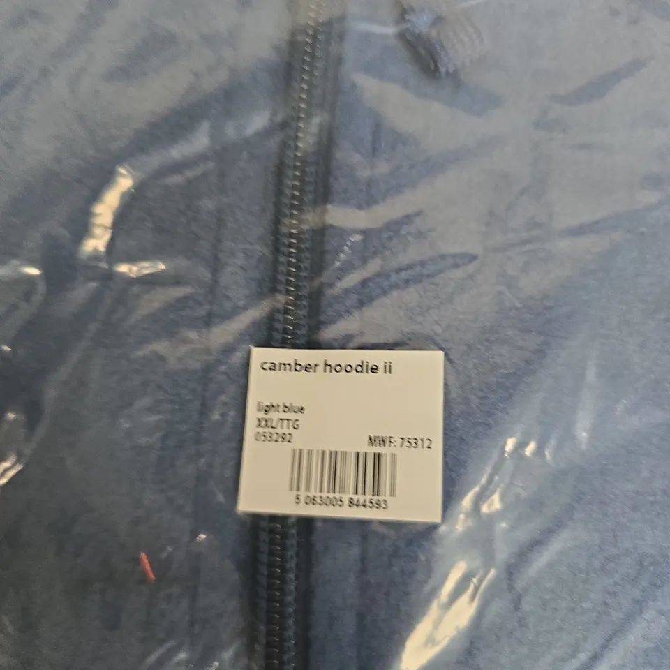 BAGGED MOUNTAIN WAREHOUSE CAMBER HOODIE II – LIGHT BLUE – UK XXL