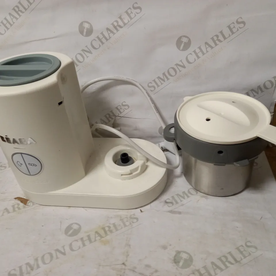 BEABA BABYCOOK NEO GREY/WHITE BABY FOOD STEAMER BLENDER