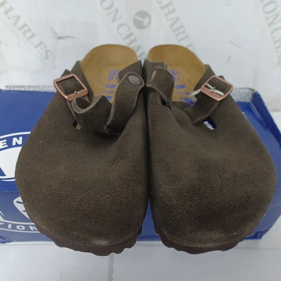BOXED PAIR OF BIRKENSTOCK BOSTON BS SHOES - SIZE 36