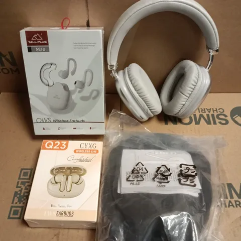 APPROXIMATELY 8 ASSORTED HEADPHONES