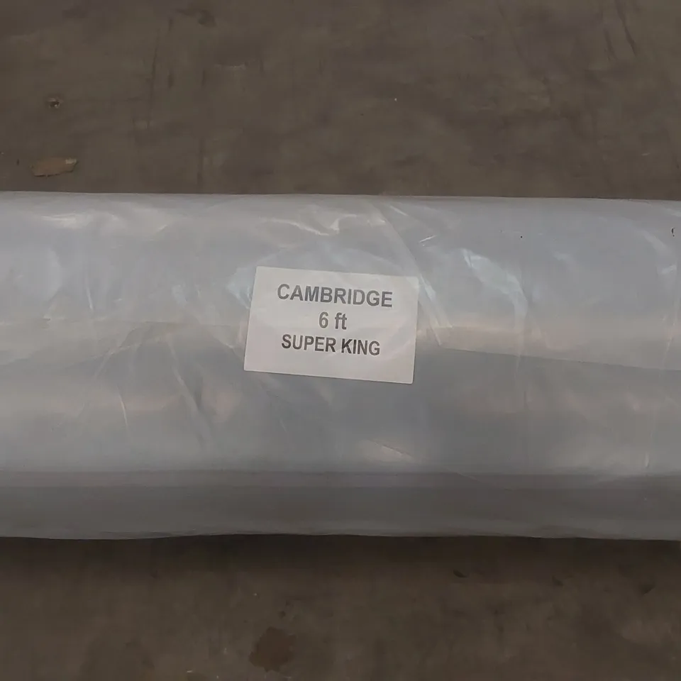BRAND NEW BAGGED AND ROLLED CAMBRIDGE MATTRESS - 6FT SUPERKING