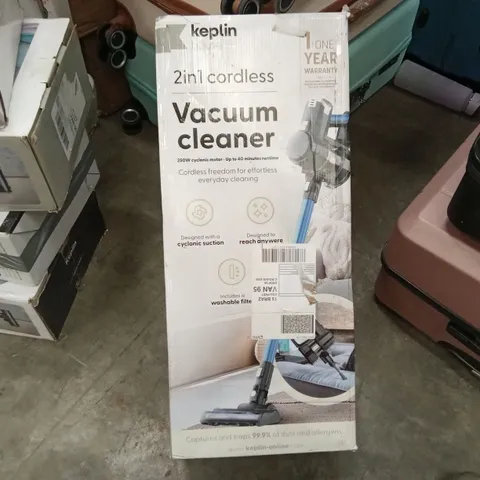 KEPLIN 2 IN 1 CORDLESS VACUUM CLEANER 