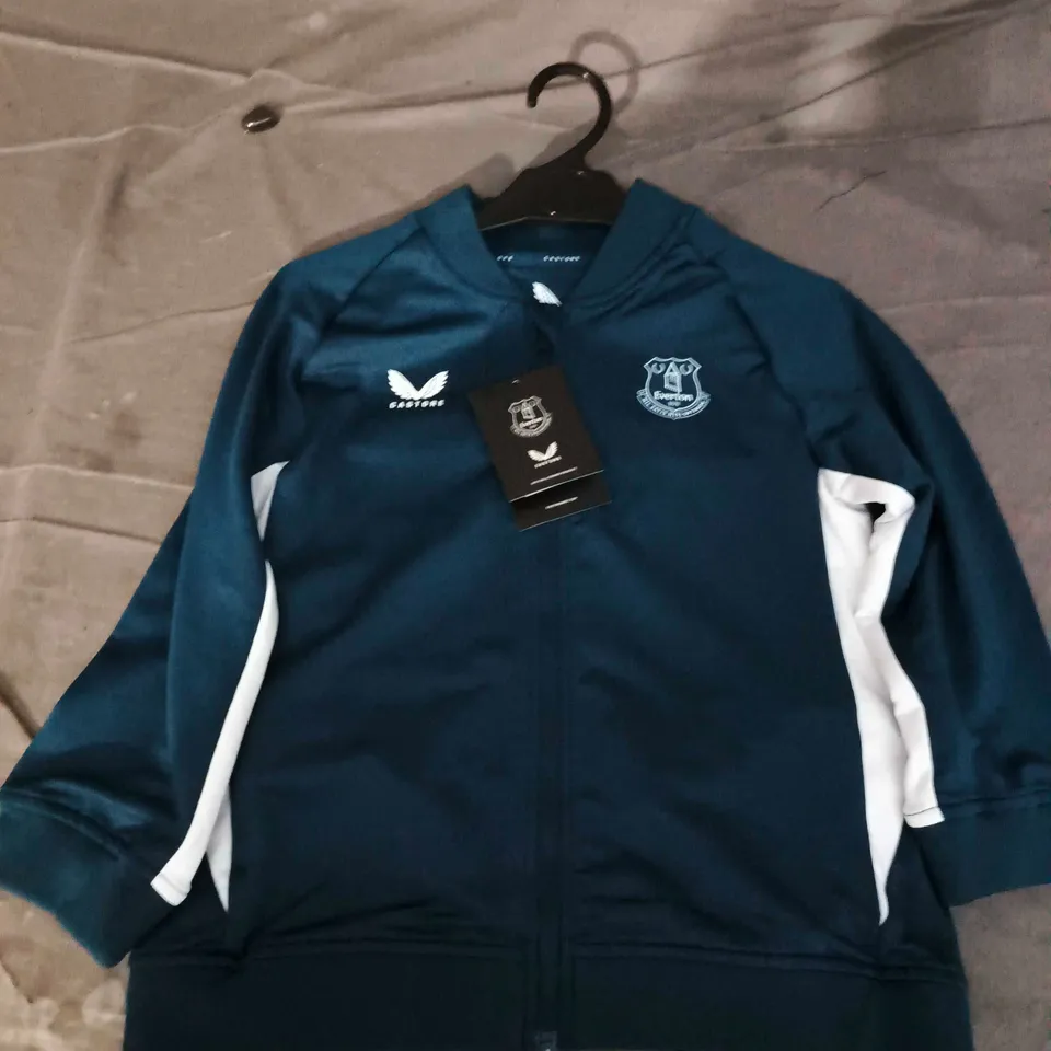 CASTORE EVERTON FC PERFORMANCE KNIT SUIT IN BLUE - UK 5-7Y
