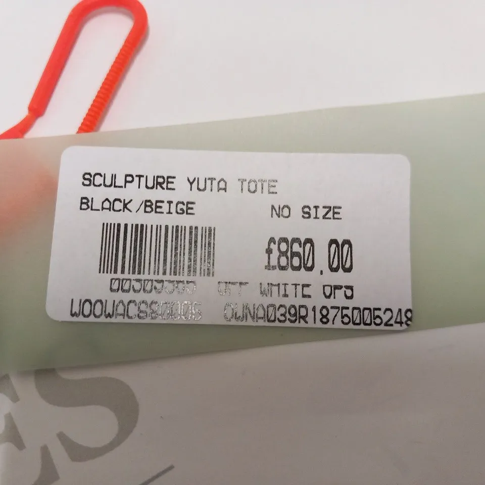 OFF-WHITE SCULPTURE YUTA TOTE