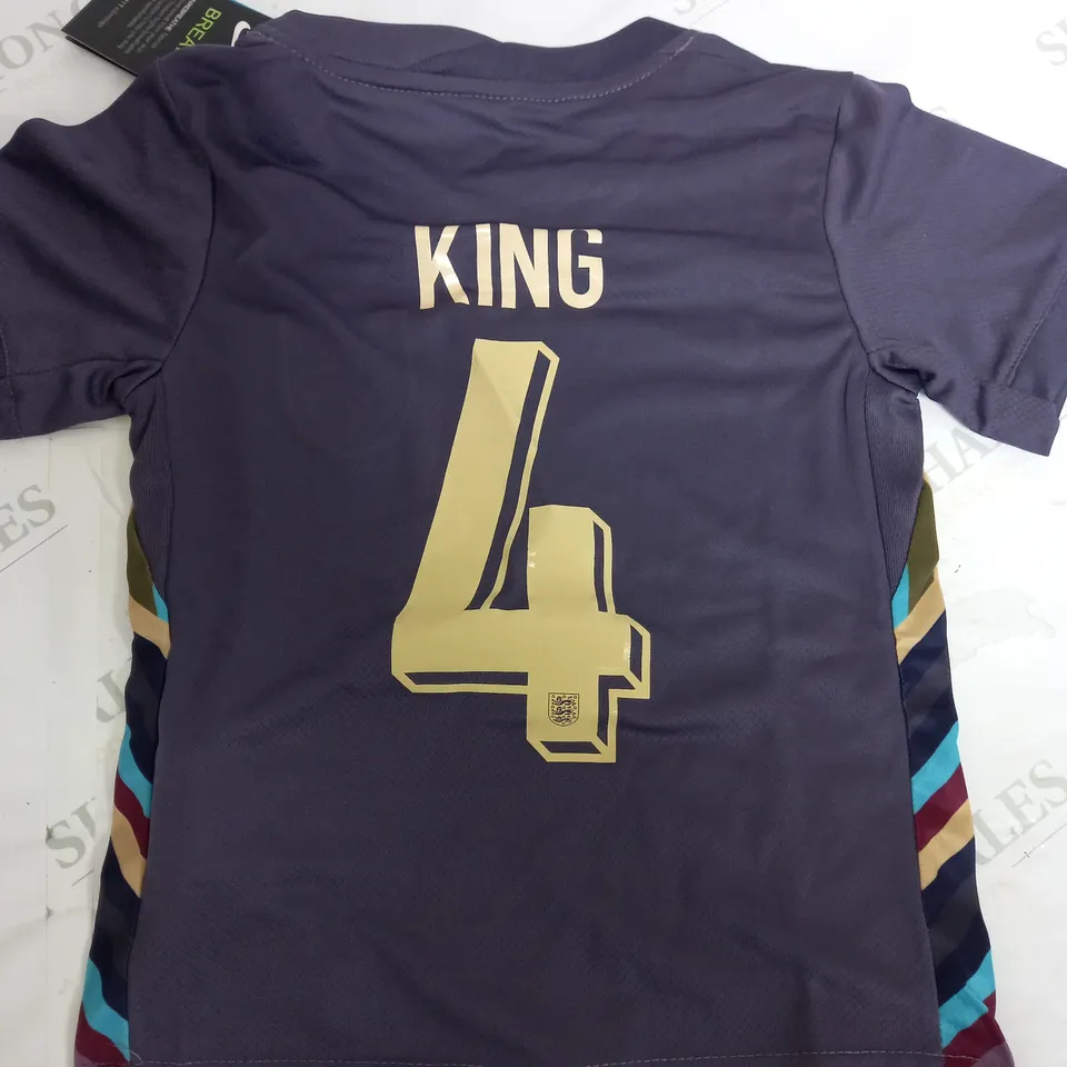 NIKE ENGLAND FOOTBALL SHIRT IN PURPLE - KIDS SIZE 16