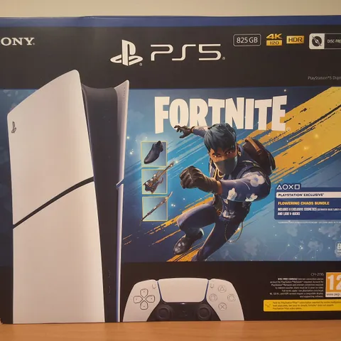 SEALED SONY PLAYSTATION 5 DIGITAL EDITION 825GB FLOWERING CHAOS BUNDLE CONSOLE - DFI-2116