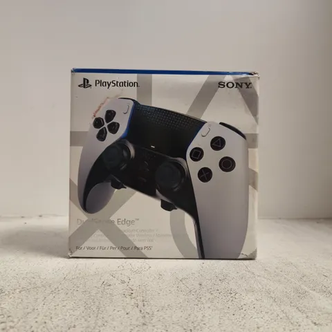 SONY PLAYSTATION 5 DUALSENSE EDGE CONTROLLER – BOXED WITH CASE & ACCESSORIES