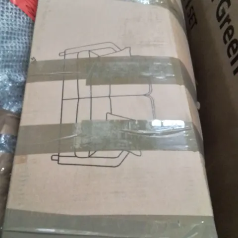 BOXED BALATON VEGAN 2 SEATER UPHOLSTERY SOFA WITH PILLOWS