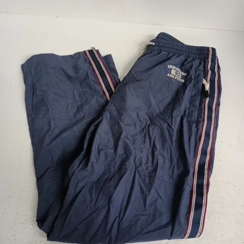 ABERCROMBIE & FITCH '92' TRACKSUIT BOTTOMS IN NAVY - LARGE