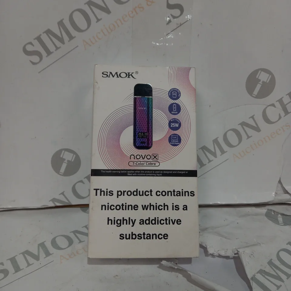 BOXED SMOK NOVO X 7 COLOUR COBRA 