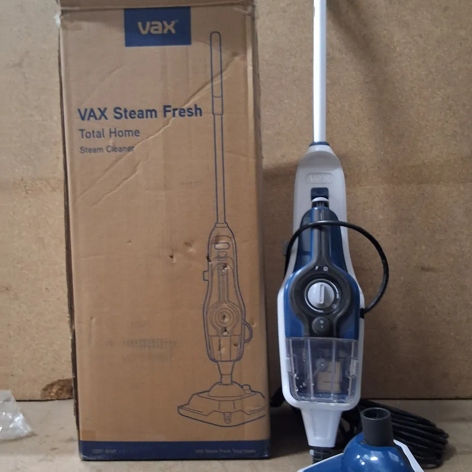 BOXED VAX STEAM FRESH TOTAL HOME STEAM CLEANER – BOXED CDST-SFXT