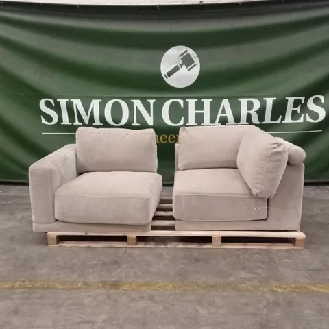 2 x DANETTI EDEN FABRIC UPHOLSTERED SOFA PARTS