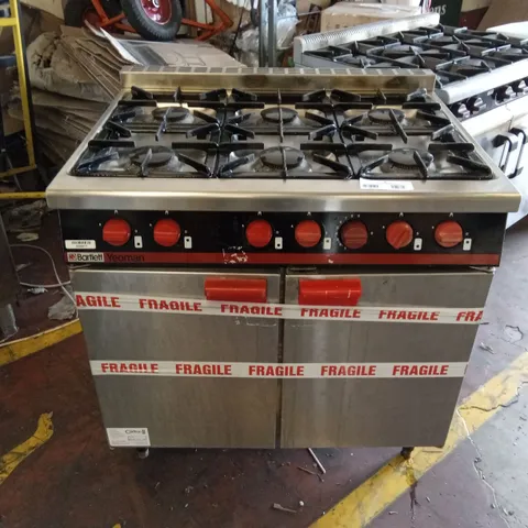 BARTLETT YEOMAN 6-BURNER COMMERCIAL GAS OVEN