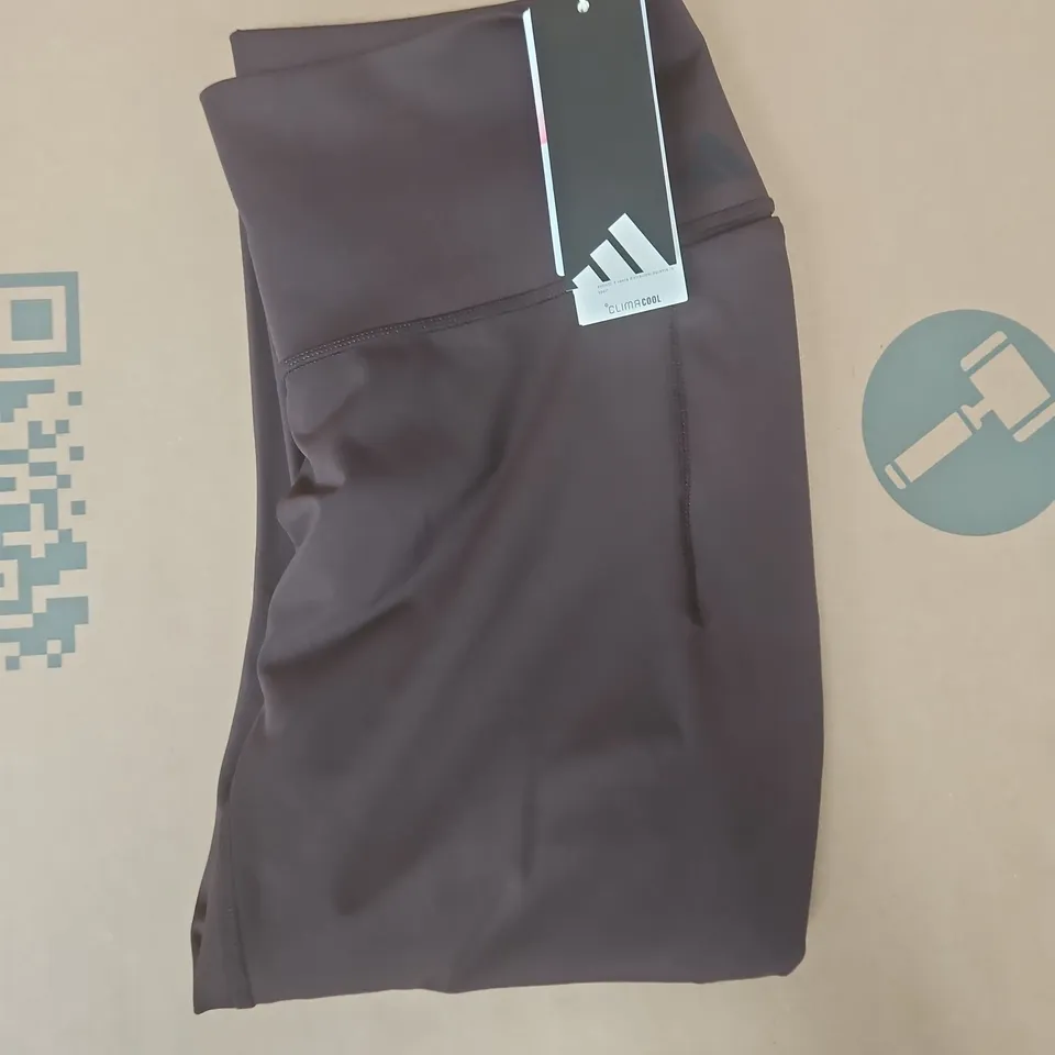 ADIDAS LEGGINGS IN CHOCOLATE SIZE UK XL