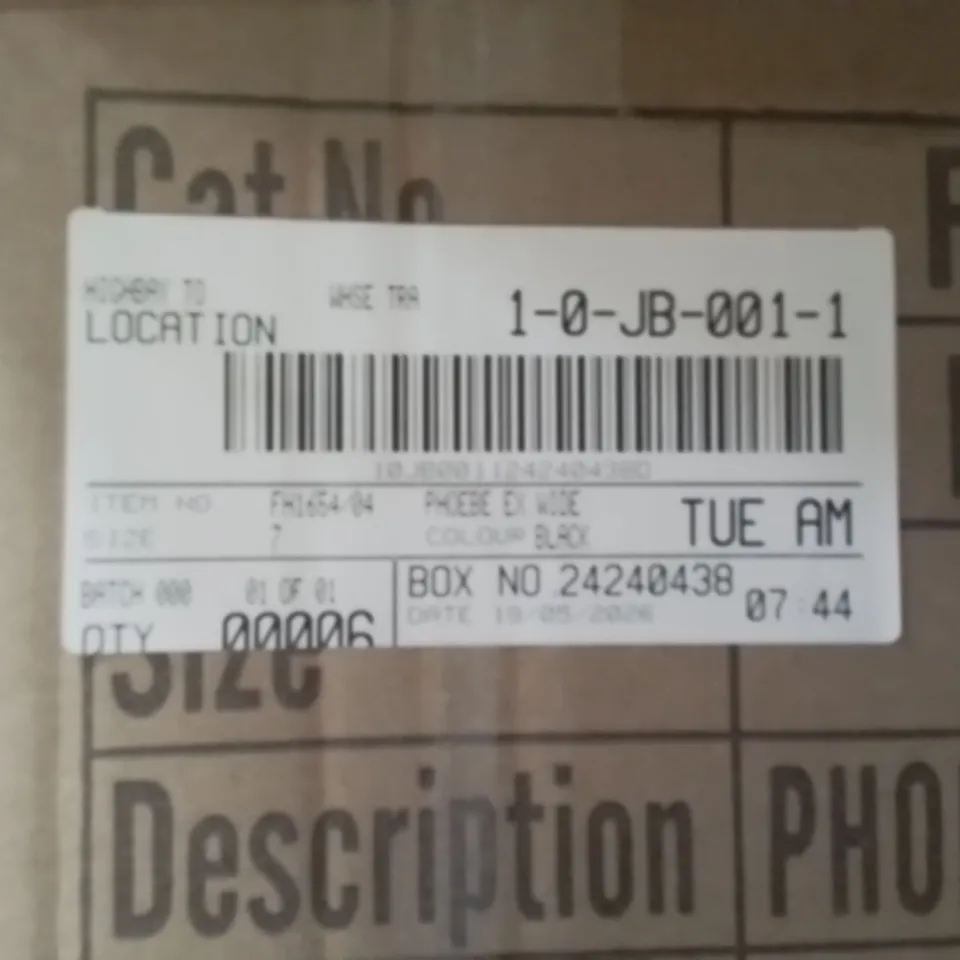 BOXED BRAND NEW APPROXIMATELY 6 SIMPLY BE PHEOBE WIDE SHOES BLACK SIZE 7