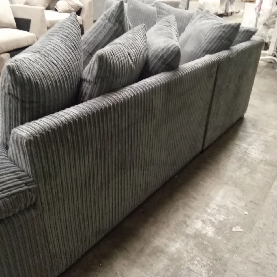 AMALFI LEFT HAND SCATTER BACK FABRIC CORNER CHAISE SOFA RRP £999