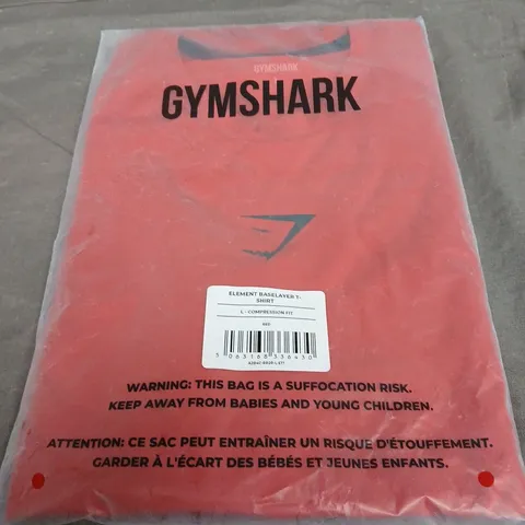GYMSHARK ELEMENT T-SHIRT SIZE L