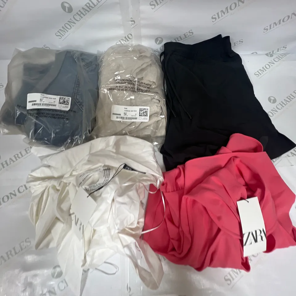 LARGE BOX OF ASSORTED CLOTHING TO INCLUDE H&M, ZARA AND PRECISION  